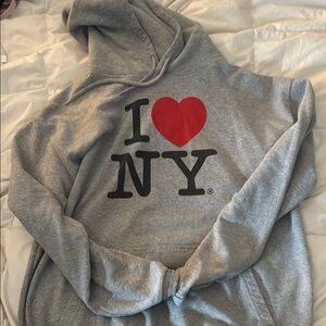 Gray 'I Love NY' Hoodie
